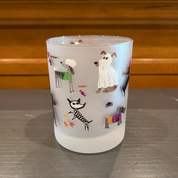 Culver Halloween Dogs Frosted Glass Cup - Picture 3 of 8